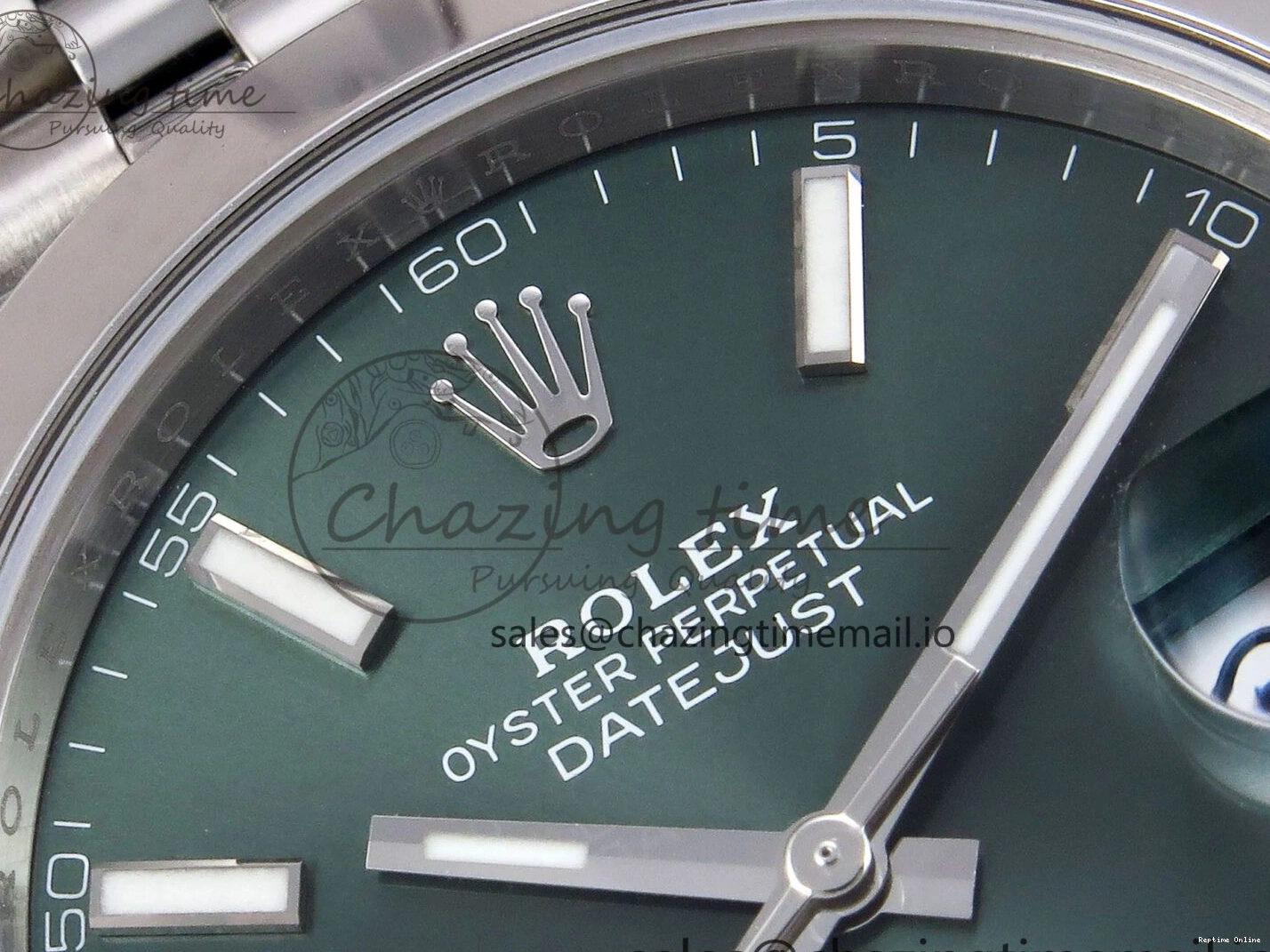0501 DateJust 41 126330 904L SS VSF 1:1 Best Edition Green Dial on Jubilee Bracelet VS FreshLook 1282